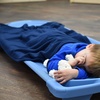 image:imageChildrens Factory Microfleece Blanket Blue AFB7958 100 Polyester Toddler Nap Cot or Rest Mat Sleeping Blanket for Classroom Preschool Daycare or Nursery