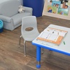 image:imageChildrens Factory MyPosture 10 H Chair 4 Pack Gray with Chrome Legs AB8010GYC4 Kids Preschool Daycare or Classroom Flexible Seating Toddler Desk Chair