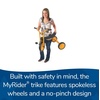 image:imageChildrens Factory MyRider Easy Rider Tricycle YelBlk AFB3640 Kids Outdoor Play Equipment Girls amp Boys Daycare or Preschool Big 3 Wheel Trike