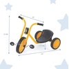 image:imageChildrens Factory MyRider Easy Rider Tricycle YelBlk AFB3640 Kids Outdoor Play Equipment Girls amp Boys Daycare or Preschool Big 3 Wheel Trike