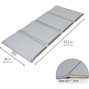 image:imageChildrens Factory Nap Mats 1 inch Thick Toddler Sleeping Mats for Preschools and Daycares Comfortable and Soft 4 Section Folding Nap PadFog Blue and Sand