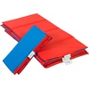 image:imageChildrens Factory Nap Mats 1 inch Thick Toddler Sleeping Mats for Preschools and Daycares Comfortable and Soft 4 Section Folding Nap PadRed and Blue