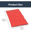 image:imageChildrens Factory Nap Mats 1 inch Thick Toddler Sleeping Mats for Preschools and Daycares Comfortable and Soft 4 Section Folding Nap PadRed and Blue