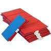 image:imageChildrens Factory Nap Mats 1 inch Thick Toddler Sleeping Mats for Preschools and Daycares Comfortable and Soft 4 Section Folding Nap PadRed and Blue