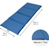image:imageChildrens Factory Nap Mats 1 inch Thick Toddler Sleeping Mats for Preschools and Daycares Comfortable and Soft 4 Section Folding Nap PadSage and Deep Water
