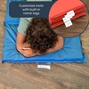 image:imageChildrens Factory Nap Mats 1 inch Thick Toddler Sleeping Mats for Preschools and Daycares Comfortable and Soft 4 Section Folding Nap PadSage and Deep Water