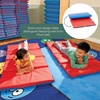 image:imageChildrens Factory Nap Mats 1 inch Thick Toddler Sleeping Mats for Preschools and Daycares Comfortable and Soft 4 Section Folding Nap PadSage and Deep Water
