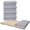 image:imageChildrens Factory Nap Mats 2 inch Thick Toddler Sleeping Mats for Preschools and Daycares Comfortable and Soft 4 Section Folding Nap PadFog Blue and Sand