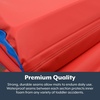 image:imageChildrens Factory Nap Mats 2 inch Thick Toddler Sleeping Mats for Preschools and Daycares Comfortable and Soft 4 Section Folding Nap PadRed and Blue