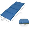 image:imageChildrens Factory Nap Mats 2 inch Thick Toddler Sleeping Mats for Preschools and Daycares Comfortable and Soft 4 Section Folding Nap PadSage and Deep Water