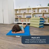 image:imageChildrens Factory Nap Mats 2 inch Thick Toddler Sleeping Mats for Preschools and Daycares Comfortable and Soft 4 Section Folding Nap PadSage and Deep Water
