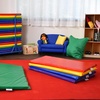 image:imageChildrens Factory Nap Mats for Toddlers Rainbow Nap Mat for Daycare amp Preschool 5Pack