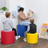 image:imageChildrens Factory Ottoman Trio Flexible Seating Classroom Furniture Comfy Kids Chairs Vibrant Colors Set of 3
