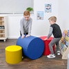 image:imageChildrens Factory Ottoman Trio Flexible Seating Classroom Furniture Comfy Kids Chairs Vibrant Colors Set of 3