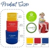 image:imageChildrens Factory Ottoman Trio Flexible Seating Classroom Furniture Comfy Kids Chairs Vibrant Colors Set of 3