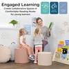 image:imageChildrens Factory Ottoman Trio Flexible Seating Classroom Furniture Comfy Kids Chairs Woodland Set of 3Elements