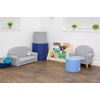 image:imageChildrens Factory Ottoman Trio Flexible Seating Classroom Furniture Comfy Kids Chairs Woodland Set of 3Tranquility  Navy