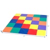 image:imageChildrens Factory Patchwork Crawly Mat Cushioned Floor Mat for Kids Daycare Mat for BabiesPrimary