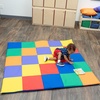 image:imageChildrens Factory Patchwork Crawly Mat Cushioned Floor Mat for Kids Daycare Mat for BabiesPrimary