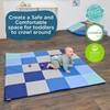 image:imageChildrens Factory Patchwork Crawly Mat Cushioned Floor Mat for Kids Daycare Mat for BabiesTranquility