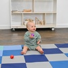 image:imageChildrens Factory Patchwork Crawly Mat Cushioned Floor Mat for Kids Daycare Mat for BabiesTranquility