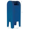 image:imageChildrens Factory Post Mailbox for Outside Kids Playhouse Accessories Classroom Daycare Playground Pretend Play Blue  Durable Weatherproof Polyurethane Unit Ideal for Dramatic Play Use in Daycares or Preschools