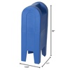 image:imageChildrens Factory Post Mailbox for Outside Kids Playhouse Accessories Classroom Daycare Playground Pretend Play Blue  Durable Weatherproof Polyurethane Unit Ideal for Dramatic Play Use in Daycares or Preschools