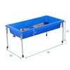 image:imageChildrens Factory Sensory Sand and Water Activity Table and Lid Set for Preschool Daycare Classroom Outdoor Play 18 Blue  Sandbox with Locking Casters for Indoor or Outdoor Use RustResistant Sensory Bin for Classrooms Preschools and Daycares18