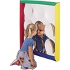 image:imageChildrens Factory Soft Frame Concave Bubble Mirror Primary CF332144 Acrylic PlasticLike Mirror for Kids amp Toddler Daycare Playroom amp Preschool Redblueyellowgreen 34 x 15 x 34  Sensory Room Must Haves Bubble Mirror for Sensory Wall Calm Corner Must Haves