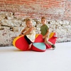 image:imageChildrens Factory Spike the Dino Aqua Foam Kids Stool Toddler Soft Seating Chair for Daycare Preschool and Home Lightweight and Easy to Clean Little Explorers CollectionRed and Yellow