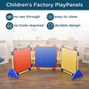 image:imageChildrens Factory Square PlayPanel  Set of 3 Kids Room Divider Classroom Privacy Screen Cantilever Feet Included Rainbow