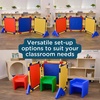 image:imageChildrens Factory Square PlayPanel  Set of 3 Kids Room Divider Classroom Privacy Screen Cantilever Feet Included Rainbow