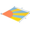 image:imageChildrens Factory Sunshine Mat Cushioned Floor Mat for Kids Daycare and Preschool Mat