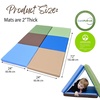 image:imageChildrens Factory Tent Box Mats Foldable Cushioned Floor Mat for Kids Daycare Floor Mat for Babies and Kids Soothing Elements Colorway Set of 2Woodland