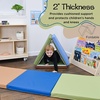 image:imageChildrens Factory Tent Box Mats Foldable Cushioned Floor Mat for Kids Daycare Floor Mat for Babies and Kids Soothing Elements Colorway Set of 2Woodland