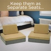 image:imageChildrens Factory The Whatsit Kids Couch or 2 Chairs Gray amp Gold CF349069 Toddler to Teen Bedroom Furniture Girls and Boys Playroom Sofa