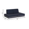 image:imageChildrens Factory The Whatsit Kids Couch or 2 Chairs Gray amp Navy CF349068 Toddler to Teen Bedroom Furniture Girls and Boys Playroom Sofa