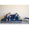 image:imageChildrens Factory The Whatsit Kids Couch or 2 Chairs Gray amp Navy CF349068 Toddler to Teen Bedroom Furniture Girls and Boys Playroom Sofa