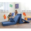 image:imageChildrens Factory The Whatsit Kids Couch or 2 Chairs Navy CF349070 Toddler to Teen Bedroom Furniture Girls and Boys Playroom Sofa and Play Set