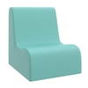 image:imageChildrens Factory Toddler Chair for Classroom Size Medium Navy  Toddler Chairs Comfy Easy to Clean WaterResistant PU Leather Surface High Density Foam Flexible Seating ClassroomAqua