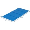 image:imageChildrens Factory Tough Duty Toddler Nap Mats 1 inch Thick Toddler Sleeping Mats for Preschools and Daycares Comfortable and Soft 4 Section Folding Nap Pad