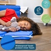 image:imageChildrens Factory Tough Duty Toddler Nap Mats 2 inch Thick Toddler Sleeping Mats for Preschools and Daycares Comfortable and Soft 4 Section Folding Nap Pad