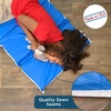 image:imageChildrens Factory Tough Duty Toddler Nap Mats 2 inch Thick Toddler Sleeping Mats for Preschools and Daycares Comfortable and Soft 4 Section Folding Nap Pad