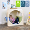 image:imageChildrens Factory Tranquility Cube Reading Nook WoodenBlue Cube