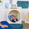 image:imageChildrens Factory Tranquility Cube Reading Nook WoodenBlue Cube