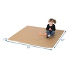 image:imageChildrens Factory TwoTone Activity Play Mat for GirlsBoys Floor Mats for KidsBabyInfant Ideal in HomeschoolClassroom WalnutAlmondAlmondWalnut