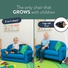 image:imageChildrens Factory Upholstered Toddler Chair for Classroom Chair Sage  2in1 Adjustible Height WaterResistant Vegan Leather Kids Chair Flexible Seating Classroom Furniture includes 4 LegsDeep Water