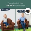image:imageChildrens Factory Upholstered Toddler Chair for Classroom Chair Sage  2in1 Adjustible Height WaterResistant Vegan Leather Kids Chair Flexible Seating Classroom Furniture includes 4 LegsWalnut