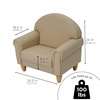 image:imageChildrens Factory Upholstered Toddler Chair for Classroom Chair Sage  2in1 Adjustible Height WaterResistant Vegan Leather Kids Chair Flexible Seating Classroom Furniture includes 4 LegsBuff