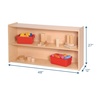 image:imageChildrens Factory Value Line 2Shelf Storage ANG7173 Classroom Organization Kids Toy Organizer Playroom Daycare amp Preschool Book Shelves